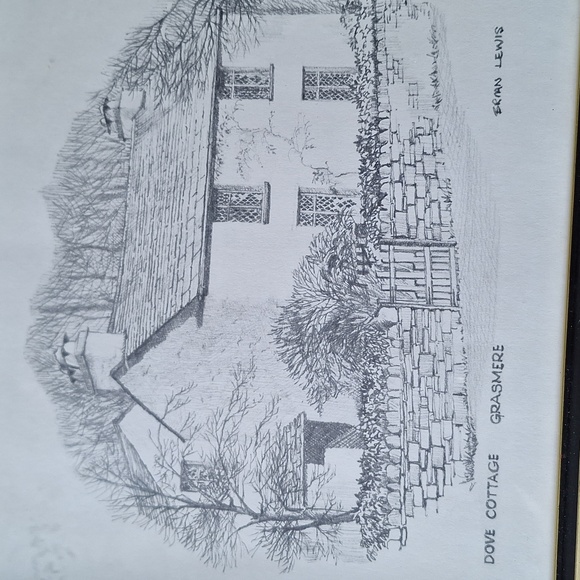 #ADR Drawing of Dove cottage at Grasmere England - Picture 2 of 5